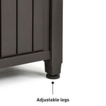 Keter Mesa de Jardim Multifuncional para Bbq Unity Xl Aspeto Madeira - Preto