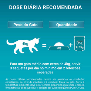 Purina One Sterilcat Alimento Húmido para Gato Esterilizado Sardinha 4x85 g