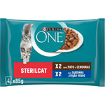 Purina One Sterilcat Alimento Húmido para Gato Esterilizado Sardinha 4x85 g