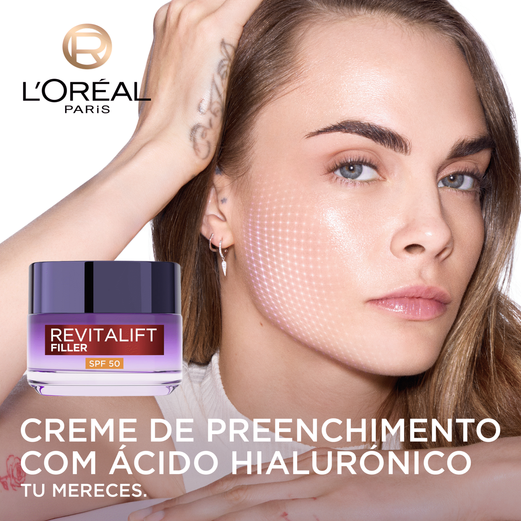 L'Oréal Paris Revitalift Filler Creme de Dia FPS 50 ml
