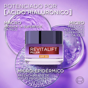 L'Oréal Paris Revitalift Filler Creme de Dia FPS 50 ml