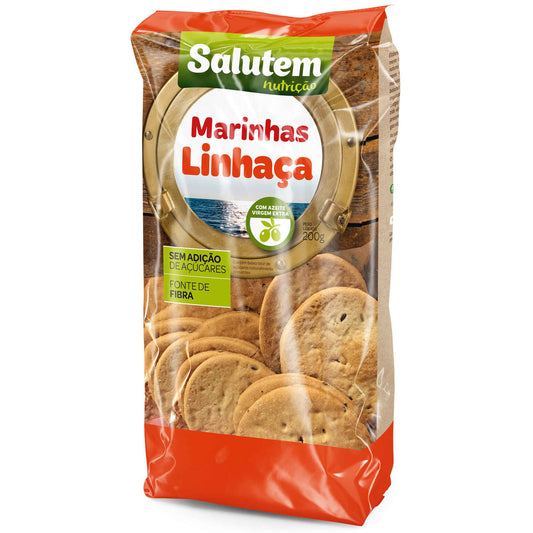 Salutem Bolachas Marinhas com Linhaça 200 gr