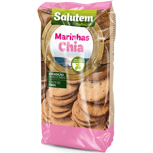Salutem Bolachas Marinhas com Chia 200 gr
