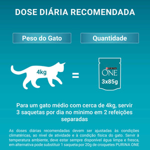 Purina ONE Apetite Difícil para Gatos Adultos 4x85 g