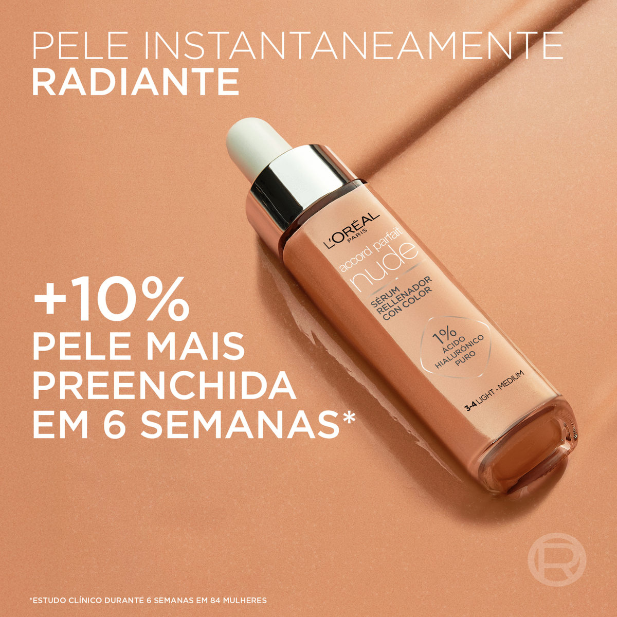 L'Oréal Paris Accord Parfait Sérum com Cor 7-8 30 ml
