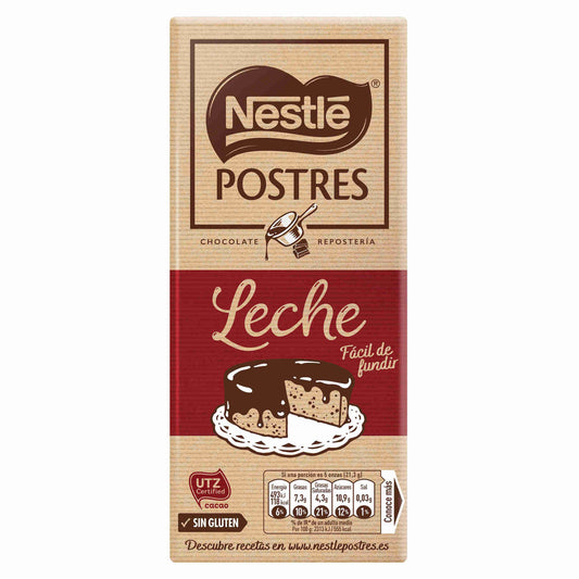 Nestlé Sobremesas Chocolate de Leite Culinária 170 g