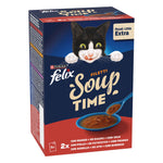 Purina Felix Soup Filetti Seleção do Campo para Gato, 6x48g