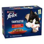 Purina Felix Fantastic Seleção do Campo em Gelatina para Gato 12x85g