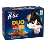 Purina Felix Fantastic Duo Saborosa Seleção Gato 12x85 g