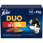 Purina Felix Fantastic Duo Saborosa Seleção Gato 12x85 g
