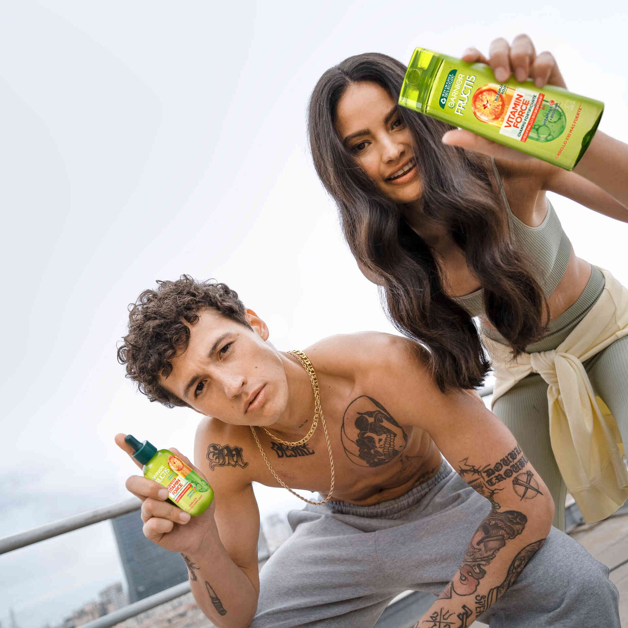 Garnier Fructis Vitamin Force Champô 400 ml