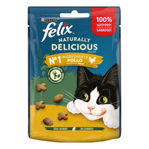 Purina Felix Naturally Delicious Snack para Gato Frango 50 g