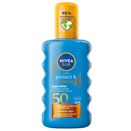 Nivea Sun Spray Protect & Bronze FP50 200 ml