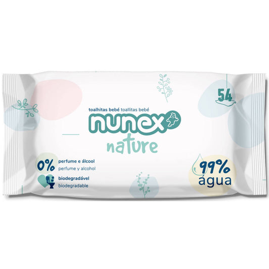 Nunex Toalhitas Nature 99% Água 54 un