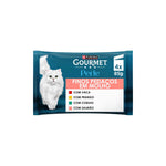 Comida Húmida para Gato Adulto Purina Gourmet Perle Saquetas 4x85 g