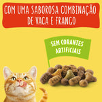Purina Friskies Ração Seca para Gato Adulto Vaca, Frango e Legumes 4 kg