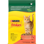 Purina Friskies Ração Seca para Gato Adulto Vaca, Frango e Legumes 4 kg