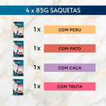 Purina Gourmet Perle Finos Pedaços em Gelatina Gato Adulto, Saquetas 4x85 g