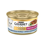Comida Húmida Purina Gourmet Gold Duplo Prazer Peixe e Espinafres 85 g
