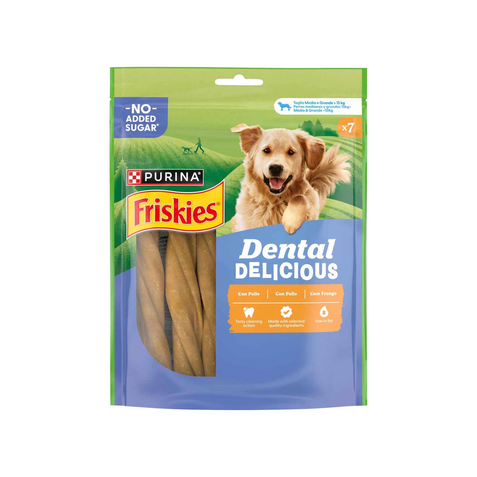 Purina Friskies Dental Delicious Snack para Cão Adulto 200 g
