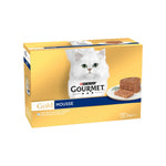 Purina Gourmet Gold Mousse Gato Adulto Peixe do Oceano 12x85 g