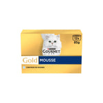 Purina Gourmet Gold Mousse Gato Adulto Peixe do Oceano 12x85 g