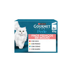 Purina Gourmet Perle Gato Adulto: Finos Pedaços em Molho 8x85 g
