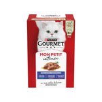 Purina Gourmet Mon Petit Comida Húmida Peixe para Gato Adulto 6x50 g