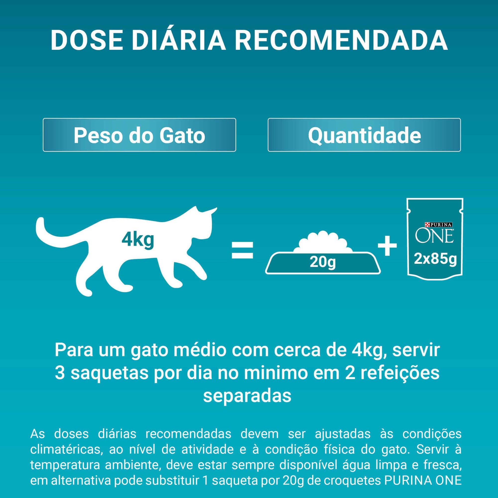 Purina One Comida Húmida para Gato Júnior Salmão Saquetas 4x85 g