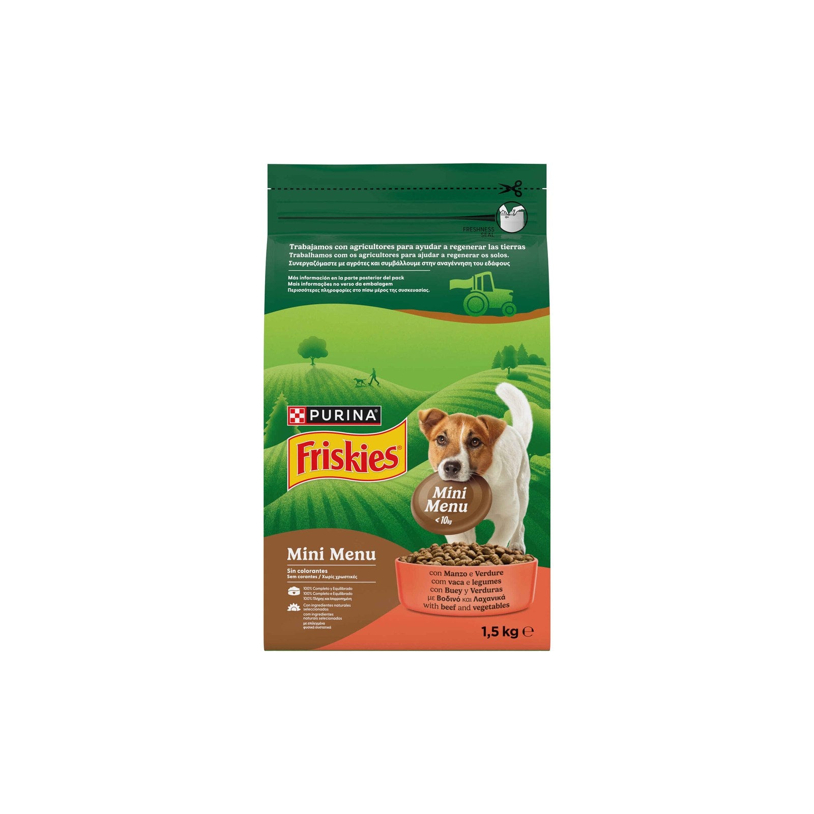 Purina Friskies Mini Menu Ração Seca Cão Adulto Vaca 3 kg
