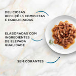 Purina Gourmet Perle Duetos para Gato Adulto, Finos Pedaços em Molho 8x85 g