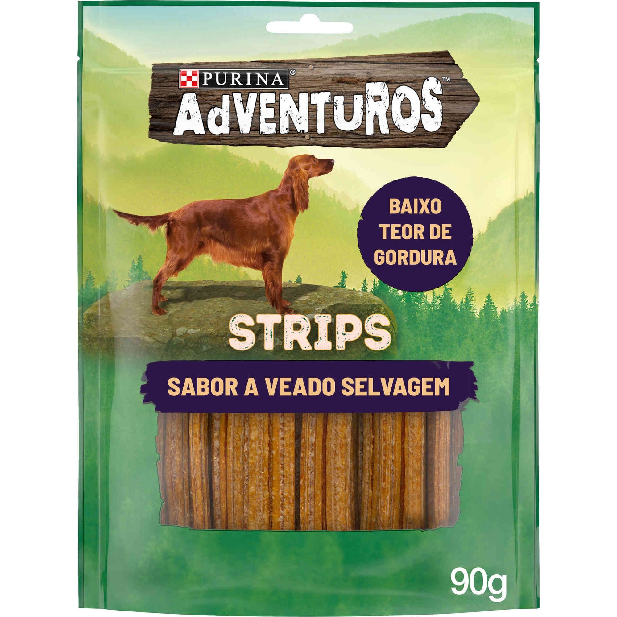 Purina Adventuros Strips para Cão com Aroma a Veado 90 g