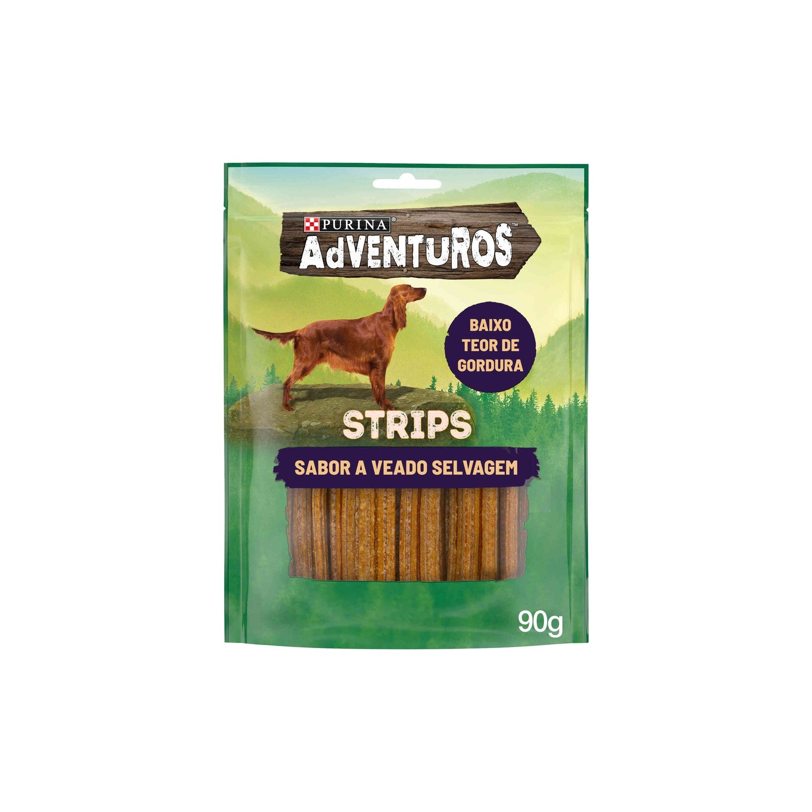 Purina Adventuros Strips para Cão com Aroma a Veado 90 g