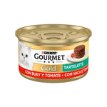 Purina Gourmet Gold Tartelette Gato Adulto Vaca e Tomate 85 g