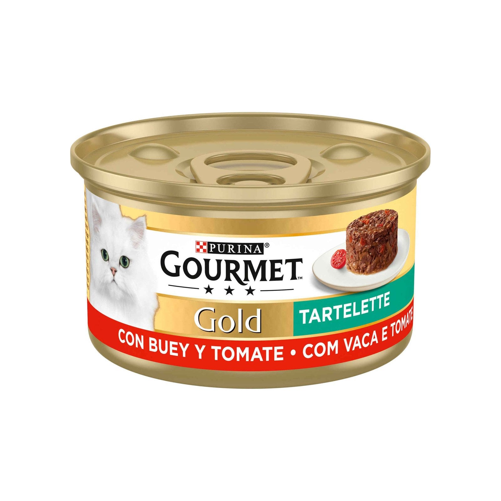 Purina Gourmet Gold Tartelette Gato Adulto Vaca e Tomate 85 g
