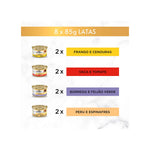 Purina Gourmet Gold Tartelette Seleção Sabores para Gato Adulto 8x85 g