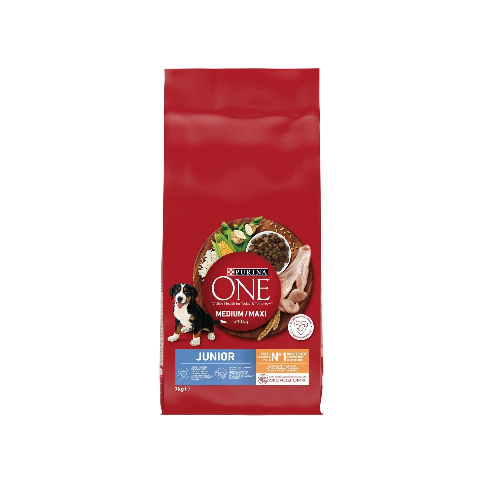Purina One Ração Cão Júnior Médio/Maxi Frango e Arroz 2,5 kg