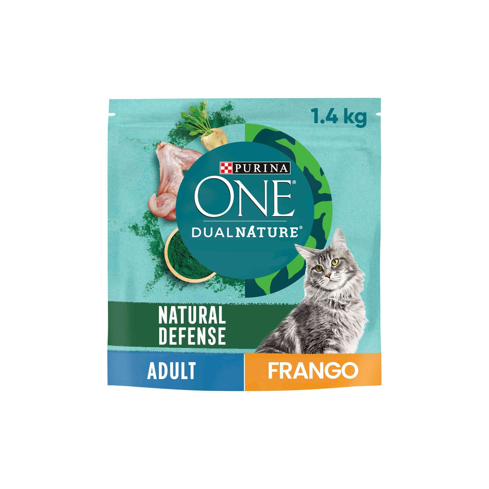 Purina One DualNature Ração para Gato Adulto com Frango 1,4 kg
