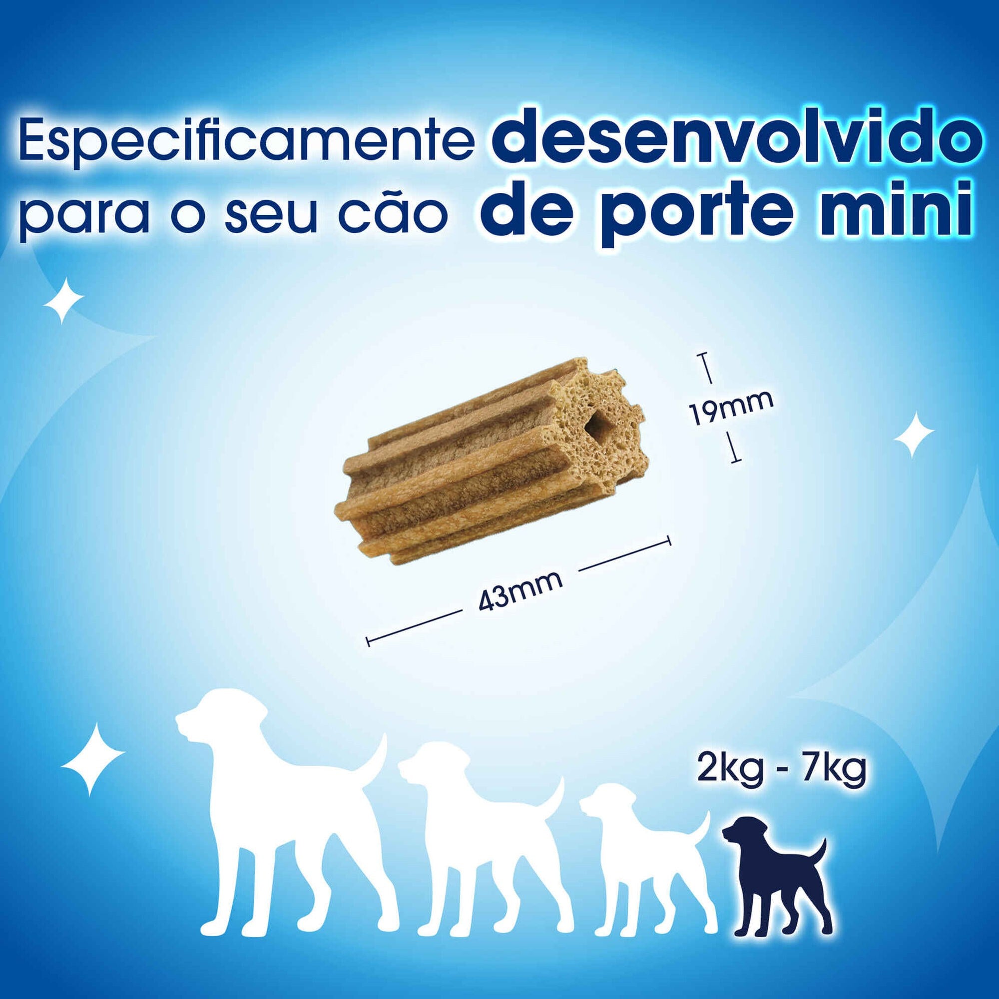 Snack Dentário Purina DentaLife Mini para Cão Adulto, 207g