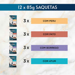 Purina Gourmet Perle Comida Húmida Gato Adulto, Saquetas 12x85 g