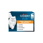 Purina Gourmet Perle Comida Húmida Gato Adulto, Saquetas 12x85 g