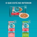 Purina One Comida Húmida Gato Esterilizado Salmão e Peru 4x85g