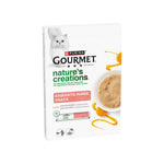 Purina Gourmet Nature Puré de Salmão para Gato Adulto 5x10 g