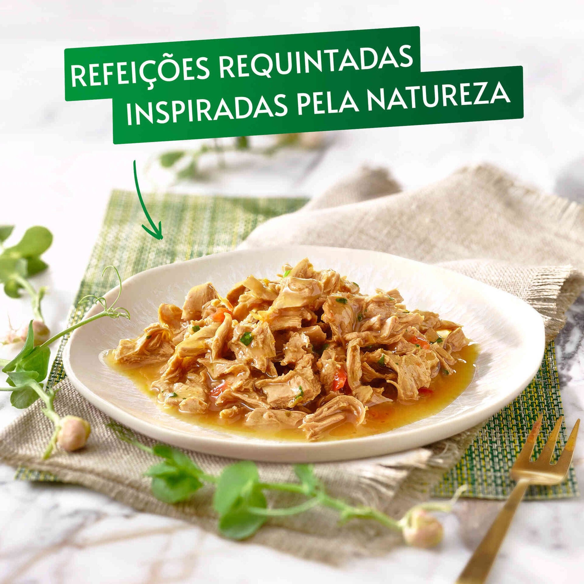 Purina Gourmet Nature's Creations Comida Húmida Gato Adulto Peixe do Oceano 85 g