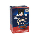 Purina Felix Soup Filetti Seleção do Campo para Gato, 6x48g