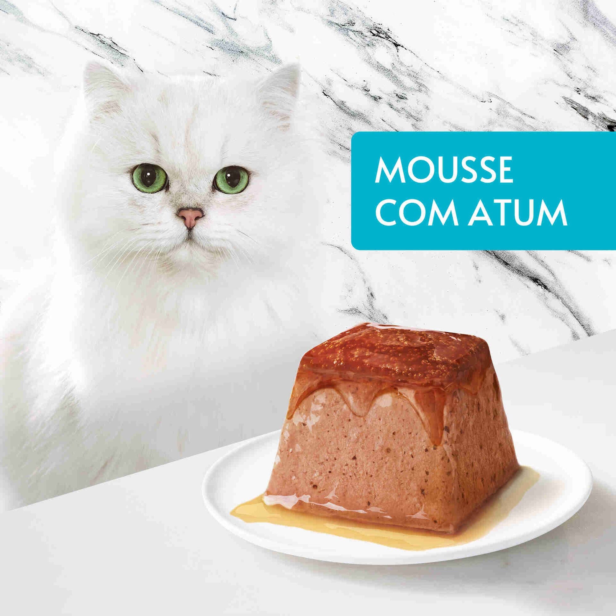 Purina Gourmet Revelations Mousse Atum Terrina para Gato Adulto 4x57 g