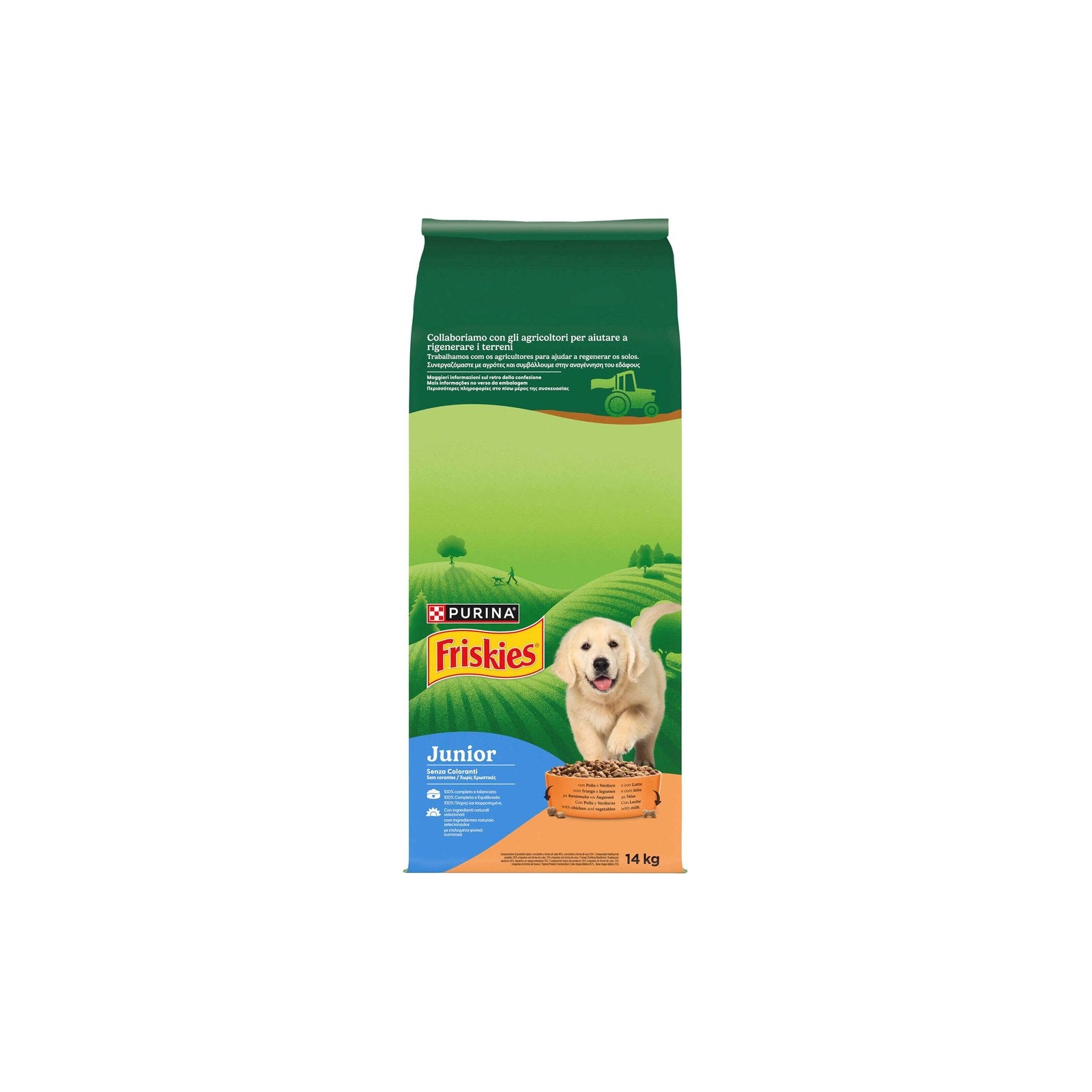 Purina Friskies Junior Balance Frango e Legumes 14 kg