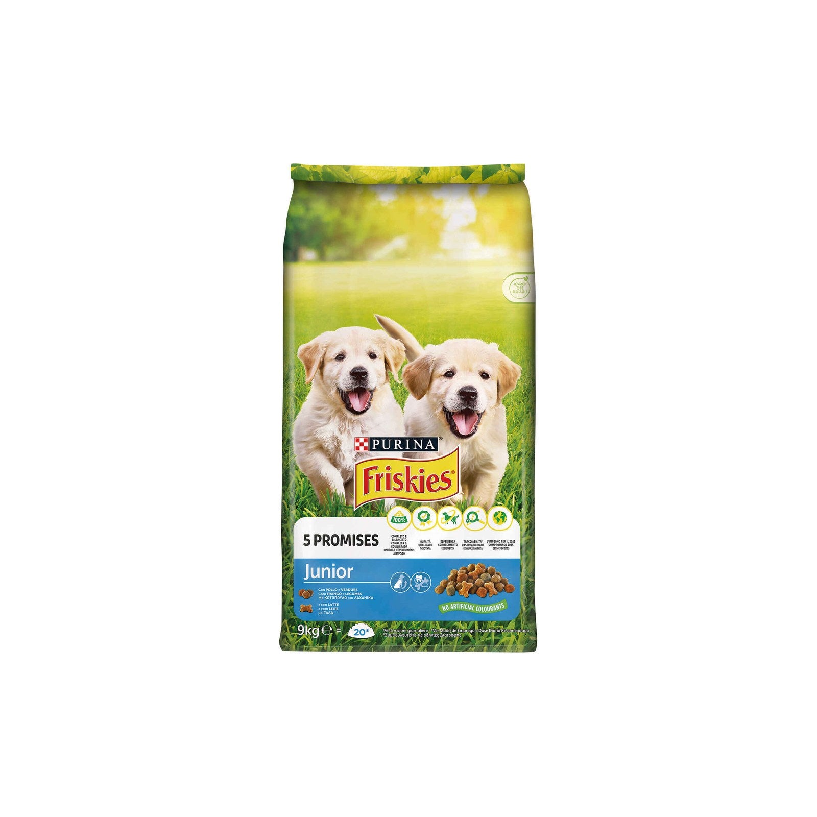 Purina Friskies Ração Júnior Frango e Legumes 9 kg