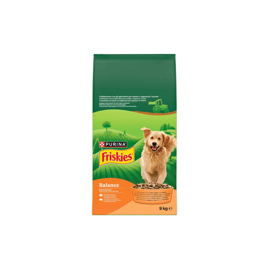 Friskies Balance Ração Seca Cão Adulto Frango e Legumes 9 kg