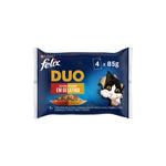 Purina Felix Fantastic Duo Saborosa Seleção em Gelatina 4x85g